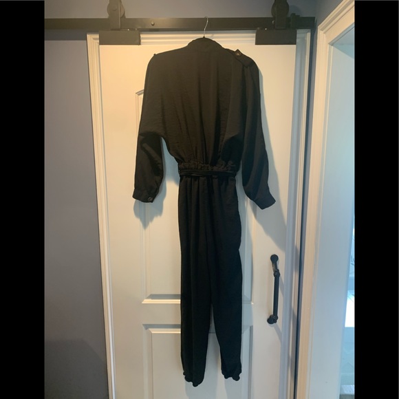 Tapered Ankle Long Sleeve Romper - Picture 6 of 7